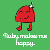 ruby makes me happy